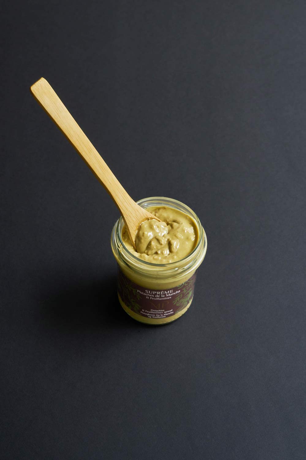 Suprême pistache de La Mancha et feuillantine