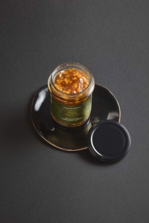 Confiture poire pistache et cardamome