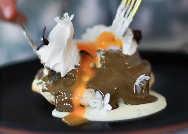 gaufre salé pistache