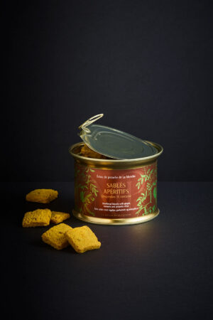 Sablés au gingembre & curcuma et éclats de pistache