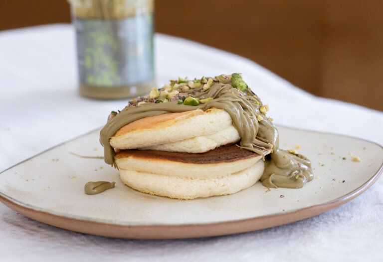 pancake au suprême de pistache de Sicile