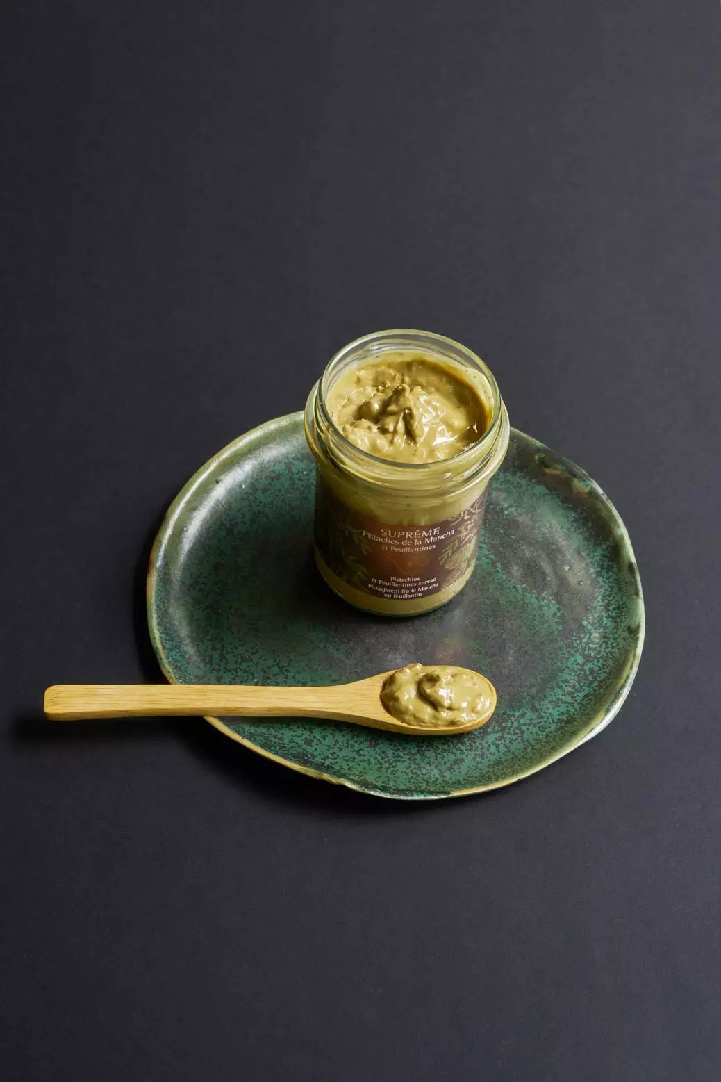 Suprême pistache de La Mancha et feuillantine