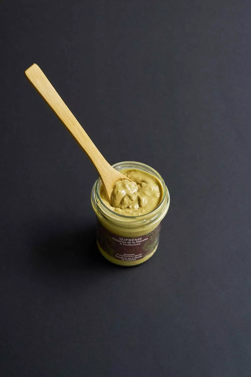 Suprême pistache de La Mancha et feuillantine